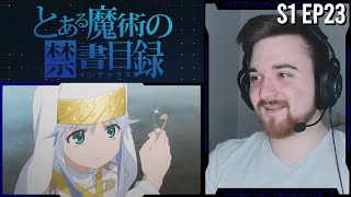 Power Of Safety Pins  A Certain Magical Index  Season 1 Episode 23  Toaru Series  Reaction [upl. by Yessak]