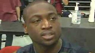 Dwyane Wade USA Basketball 2008 Training Camp Interview [upl. by Nahc425]