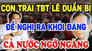 Con Trai TBT Lê Duẩn Bị ĐỀ NGHỊ RA KHỎI ĐẢNG Và Phản Ứng Bất Ngờ Của TBT Đỗ Mười  Triết Lý Tinh Hoa [upl. by Anillehs]