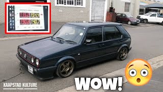 Teejays 2L 8v Citi Golf making BIG POWER on the dyno [upl. by Snook]