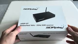 Unboxing the new SDRplay nRSPST  the allinone plugandplay networked SDR receiver [upl. by Abe]