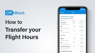 How to Transfer your Flight Hours  OffBlock [upl. by Bethany]