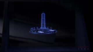 Hologram Projection for 3d visualisation  Srushti Labs [upl. by Ymij]