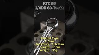 KTC京都機械工具 59 14DR 60ギア ラウンドヘッド ラチェットハンドル 【工具紹介】 automobile 工具 tools Ratchet [upl. by Thin]