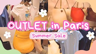 【Paris Vlog🇫🇷】Summer Sale中のアウトレットへ！新店舗も続々オープン！パリから電車で行けるアウトレット🛍️ [upl. by Ecydnarb]