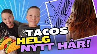 Tacos 🌮 lyxfrukost och makeover håredition VLOGG [upl. by Sheedy]