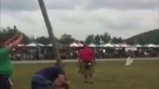 Paul Wins the Caber Toss Title [upl. by Ysac]