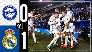 Deportivo Alavés 01 Real Madrid  HIGHLIGHTS  LaLiga 202324 [upl. by Berga964]