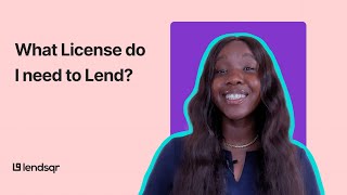 What license do I need to lend [upl. by Saied]