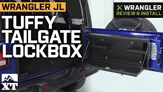 Jeep Wrangler JL Tuffy Tailgate Lockbox Review amp Install [upl. by Ellatnahc625]