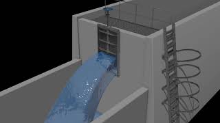 ORBINOX MU  Wall Penstock  Sluice gate [upl. by Lundgren]