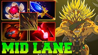 Bristleback Dota 2 Mid Lane With 20 Kills Build Guide Pro Gameplay Bloodstone 734 Carry Meta [upl. by Adikam410]