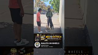 Meeting Ranjith On Wheels shortsfeed telugu dog shorts youtubeshorts shortvideo animals love [upl. by Haggai]