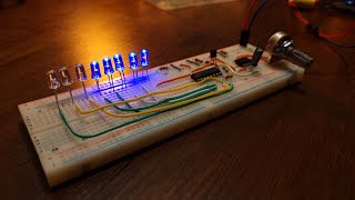 74hc595 and ne555 LED chaser  Tutorial Video [upl. by Aisya]