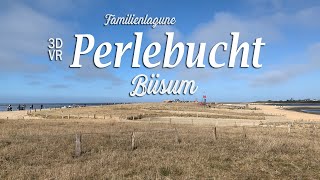 Familienlagune Perlebucht Büsum Nordsee 3D 180 VR [upl. by Andromeda752]