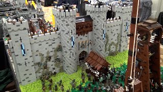 LEGO Castle Siege with Amazing Interior Scenes [upl. by Lamar]