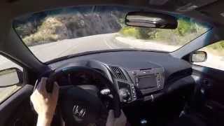 2015 Honda HPD Supercharged CRZ  WR TV POV Canyon Drive [upl. by Derrek495]