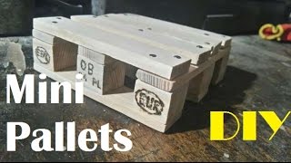 Podstawka pod kubek  Paleta Mini Pallets DIY [upl. by Robson196]