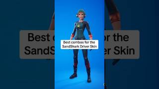 Best combos for the SandShark driver skin fortnite fortnitecombos fortnitedance itemshop game [upl. by Nielson656]