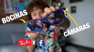 Las costosas gafas de Facebook con cámara y audífonos  ¿Valen la pena 👓 [upl. by Searby]