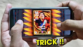 Trick To Get 105 Rated Big Time L Messi In eFootball 2024 Mobile  Messi Trick 😍🔥 [upl. by Anividul]