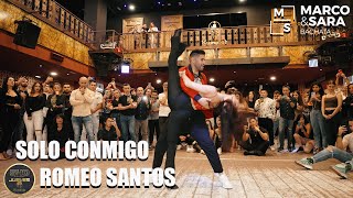 Romeo Santos  SOLO CONMIGO  BACHATA MARCO Y SARA FORMULA VOL 3  KUMARAH MADRID SESSION [upl. by Arakat]