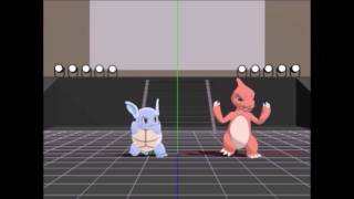 Charmeleon And Wartortle Dancing [upl. by Bonnette]