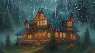 Heavy rain and Thunderstorm sounds for studying sleeping Relaxing Rain Sounds for sleeping 2024 [upl. by Lymann]