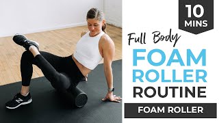 The 8 BEST Foam Rolling Exercises 10Minute Full Body Foam Roll Routine [upl. by Naitsihc]