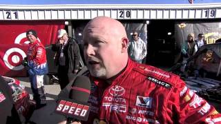 Todd Bodine Vs James Buescher 2011 Kroger 200 [upl. by Oppen702]