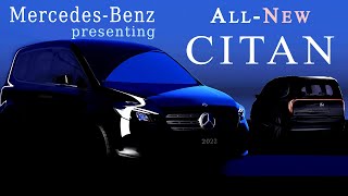 AllNew 2022 MercedesBenz Citan  Teaser of New 5 amp 7Seater Van before Aug 2021 Release Date [upl. by Danuloff]