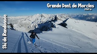 Ski de randonnée  Grande Dent de Morcles  2969 m [upl. by Enitsrik101]