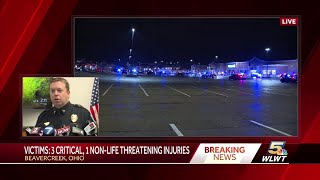 Police give update after shooting at Walmart in Beavercreek leaves 4 wounded 3 of them critically [upl. by Deb]