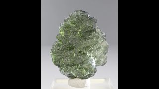 MOLDAVITE 88 gram Fine Collector Specimen  with COA and Box [upl. by Yremrej]