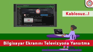 📺 Bilgisayar Ekranını Kablosuz Televizyona Yansıtma 2024 [upl. by Ondine]