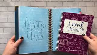 Little Inklings Design Novel Companion vs Always Fully Booked Planner  Book Planner Comparison [upl. by Zonnya]