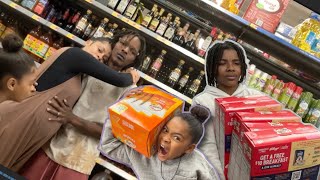 The Struggle Of Grocery Shopping With 6 Kids 😩 [upl. by Normandy]