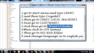 How to change language in NFS RUN pc gameVERY EASY [upl. by Anert250]