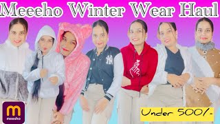 Affordable Winter Wear Haul from Meesho  Stylish Outfits Under ₹500 chicwithshiwi [upl. by Droffats723]