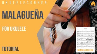 Malagueña for Fingerstyle Ukulele [upl. by Ahsinet]