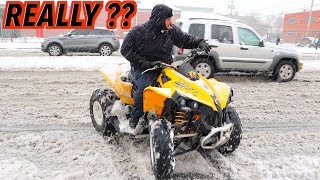 THE FIRST SNOW DAY AND THIS HAPPENS     BRAAP VLOGS [upl. by Brent]