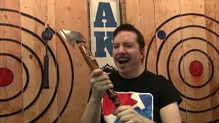 World Axe Throwing Championship Final 2018  Benjamin Edgington Bad Axe Throwing Denver [upl. by Leanne107]