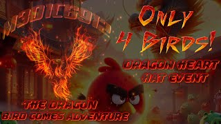 Angry Birds 2  Dragon Bird Comes Adventure Levels 57  4 Birds  Dragon Heart Hat Event  020924 [upl. by Shea]