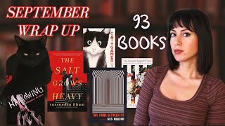 SEPTEMBER READING WRAP UP  93 BOOKS [upl. by Rome325]