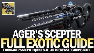 How To Get Agers Scepter Exotic Trace Rifle  Full Quest amp All Locations Guide Destiny 2 [upl. by Mac]