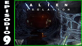 EL NIDO  ALIEN ISOLATION GAMEPLAY ESPAÑOL  PESADILLA EP 9 [upl. by Aiuqcaj]