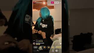 POSITIVEIDAA amp JANOTOFAMOUS FIGHTING ON IG LIVE [upl. by Heiner]