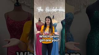 Which prom girl are you 🛍️ promgoals prom sayyestothedress formaldresses [upl. by Idola]