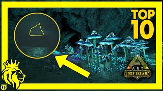 TOP 10 Underwater RAT HOLES on Lost Island  ARK Survival Evolved [upl. by Euqinomod]