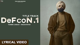 DEFCON 1  Tarsem Jassar  Wazir Patar  DEFCON1  Punjabi Songs 2022  Lyrical Video [upl. by Franciscka]